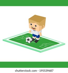 soccer football cartoon