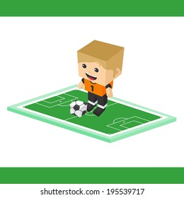 soccer football cartoon