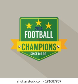 Soccer or Football Champions Badge