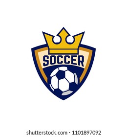 Soccer or Football club logo badge design