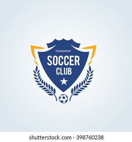 Soccer And Football Club Vector Logo Template