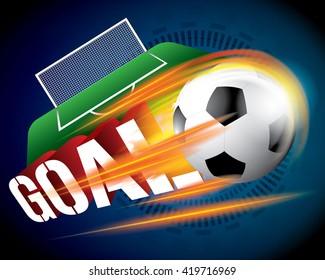 SOCCER FOOTBALL CONCEPT VECTOR