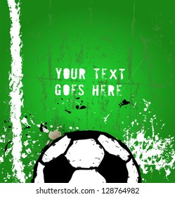 Soccer / Football design template,free copy space, vector