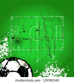 Soccer / Football design template,free copy space, vector