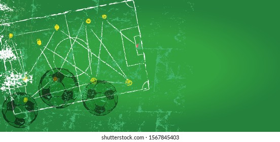 Soccer / Football design template,free copy space, vector 