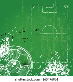 Soccer / Football design template,free copy space, vector 