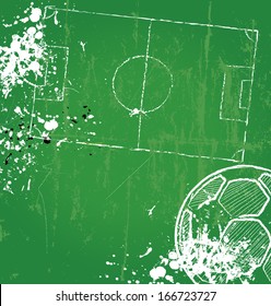 Soccer / Football design template,free copy space, vector 