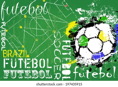 Soccer / Football design template,free copy space, vector 