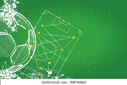 Soccer or Football design template,free copy space