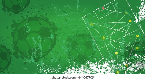 Soccer / Football design template,free copy space, vector 