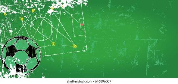 Soccer / Football design template,free copy space, vector 