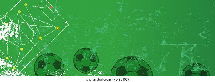 Soccer / Football design template,free copy space, vector 