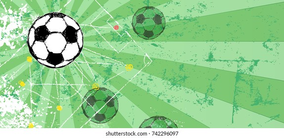 Soccer / Football design template,free copy space, vector 