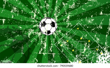 Soccer / Football design template,free copy space, vector 