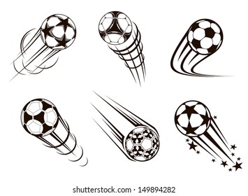 Soccer and football emblems for sport and championship design. Jpeg version also available in gallery