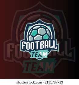 Soccer Football E-sports Gaming logo vector. Gaming Logo. mascot sport logo design. Gaming animal mascot vector illustration logo. mascot, Emblem design for esports team. Vector illustration