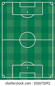 Soccer or football field