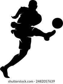 soccer football game logo design silhouette