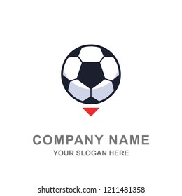 Soccer Football Game Logo Vector Icon