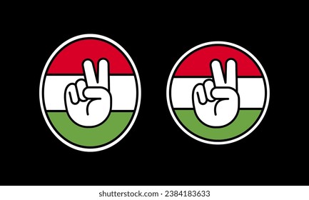 Soccer football game sport championship fan sticker to Hungary, Tajikistan.