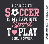 Soccer football girl typography, tee shirt graphics, vectors