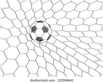 Football Net Sketch Images Stock Photos Vectors Shutterstock