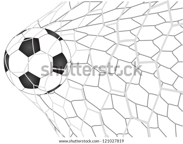 Soccer Football Goal Net Vector Eps Stock Vector Royalty Free