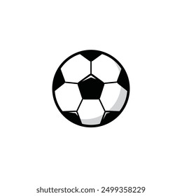 Diseño de Vector plano de icono de fútbol