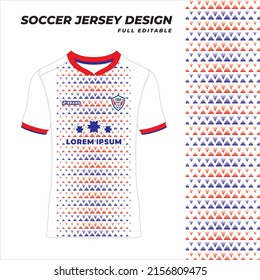 Soccer Football Jersey Sport Mockup Design Vector