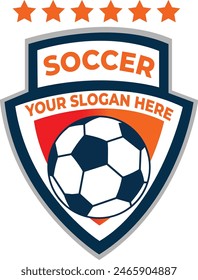 Soccer Football Logo Design Templates. Sport Team Identity Vector Illustration.