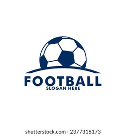 Soccer Football logo design vector illustration, football logo icon template