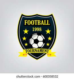 soccer or football logo design, Vector illustration