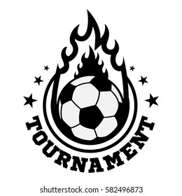 Soccer or football logo, emblem, badge