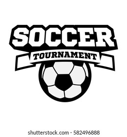 Soccer or football logo, emblem, badge