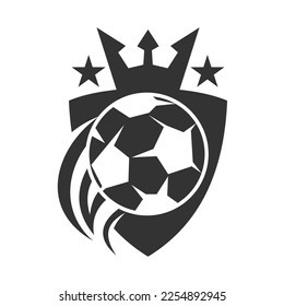 soccer football logo template Icon Illustration Brand Identity.Isolated and flat illustration. Vector graphic