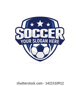 Football Soccer Logo Stock Vector (Royalty Free) 1116808349