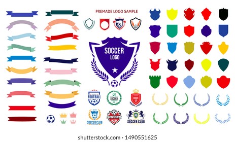 Soccer, football logo templates Creation Kit 