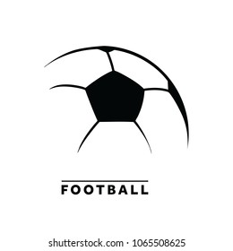 Soccer football minimal design