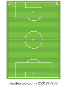 Soccer Football Pitch Horizontal Stripe stock illustration