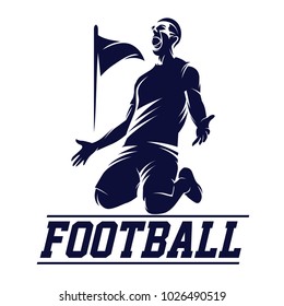 Soccer And Football Player Man LOGO VECTOR