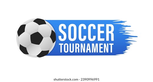 Soccer football poster grunge design template. Soccer, suitable for your project: website, poster, display, banner, brosur, templates, and more. Vector illustration