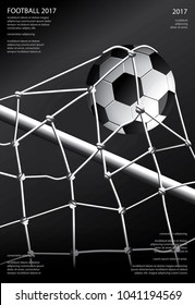 Soccer Football Poster Vestor Illustration