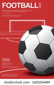 Soccer Football Poster Vestor Illustration