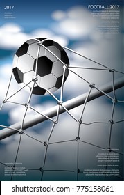 Soccer Football Poster Vestor Illustration