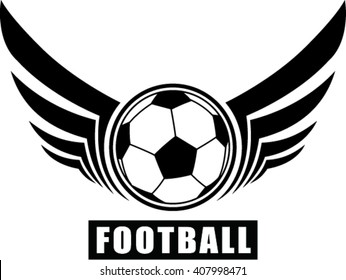 soccer football sign and logo emblem , vector illustration