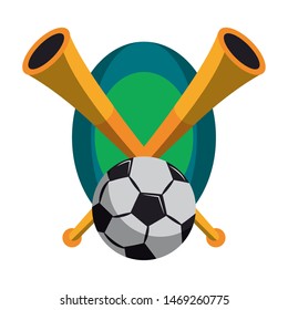 soccer football sport game competition play activity, game objects cartoon vector illustration graphic design