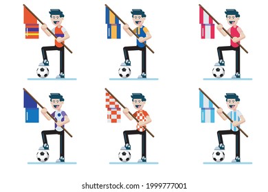 soccer football sport man character