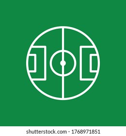 soccer football stadium icon vector sign