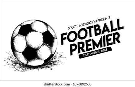 Soccer football stadium spotlight and scoreboard background with light 