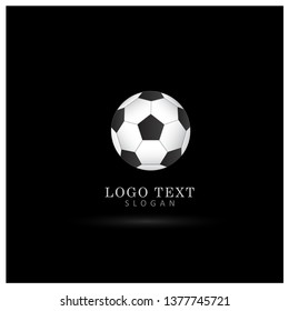 Soccer & Football Team or Cup Logo. Icon & Symbol Vector Template.